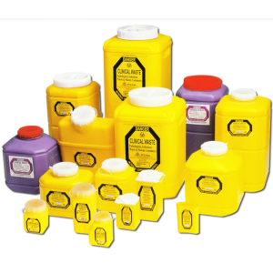 Ace Medical Sharps Waste Yellow Containers