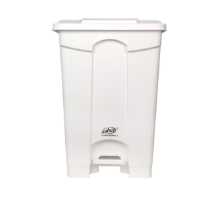Sabco Heavy Duty 45 Litre White Pedal Bin